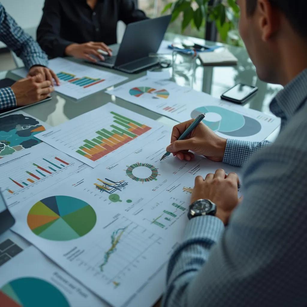 Expertos realizando diagnóstico empresarial